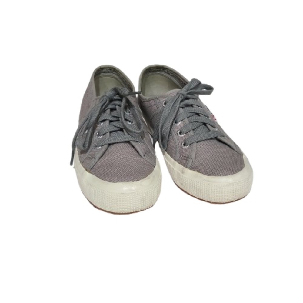 Superga 2750 Classic Canvas Sneakers Gray Minimalist Unisex Women’s 6 Men’s 4.5